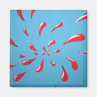 Aimant "Splat !" Carré