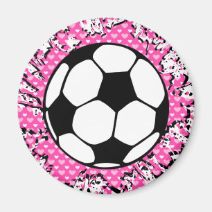 Aimant splat de football.