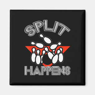 Aimant Split Happings Bowling Shirt Funny Spare Ball Team