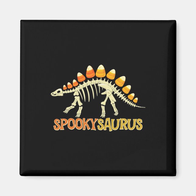 Aimant Spookysaurus Bonbons en Forme de Maïs Dinosaure Sq (Devant)