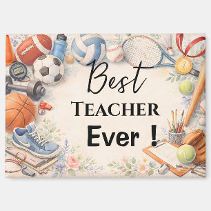 Aimant Sports Teacher Thank You Gift End of School Year