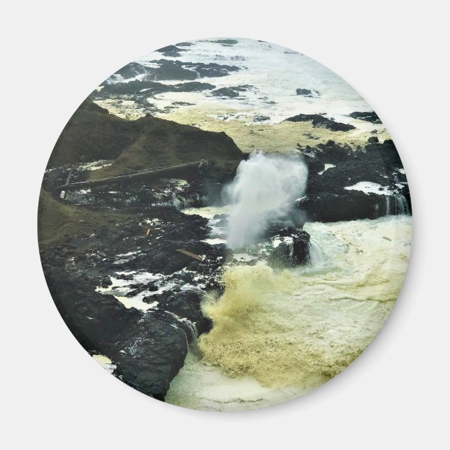 Aimant Spouting Horn, Cape Perpetua, Oregon Coast (Devant)