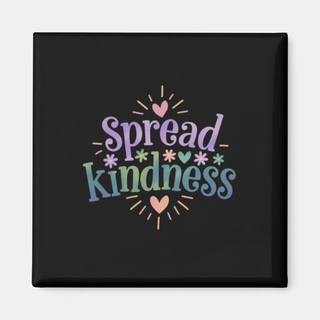 Aimant Spread Kindness - Sticker Kindness (Devant)