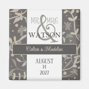 Aimant Sprigs Floraux Inspirété moderne Simple Élégant