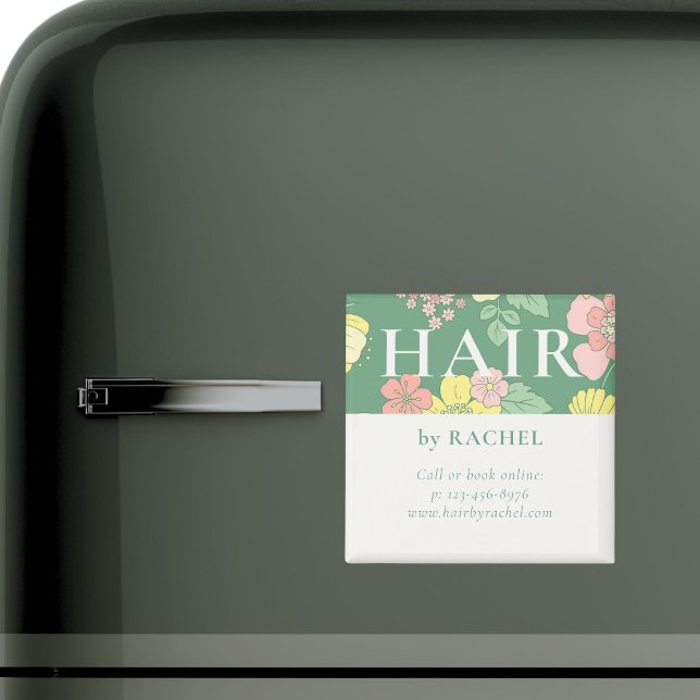 Aimant Spring Garden Boho Floral Marketing (Créateur téléchargé)