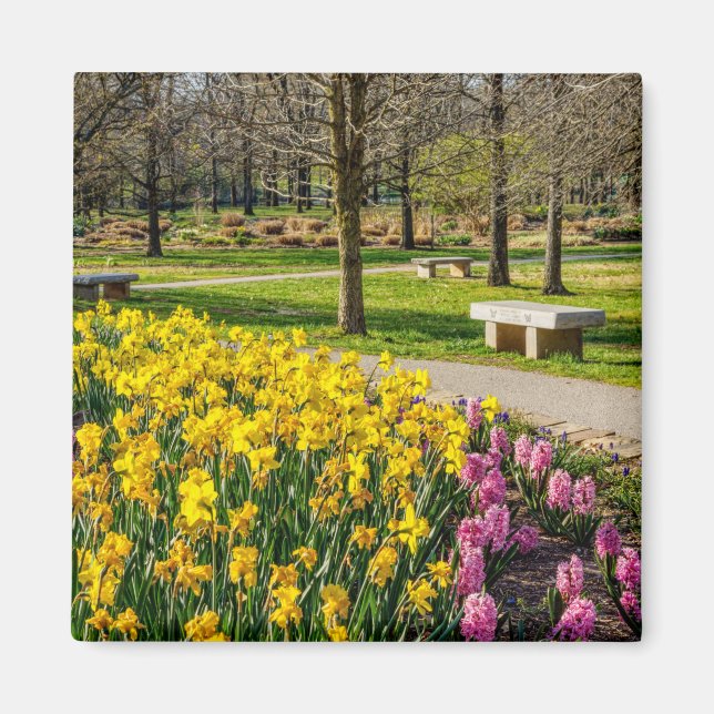 Aimant Spring Season Flower Garden (Devant)