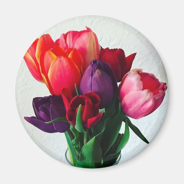Aimant Spring Tulip Bouquet (Devant)