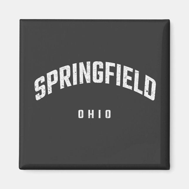 Aimant Springfield Ohio OH (Devant)