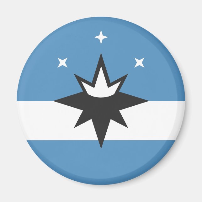 Aimant Springfield ville Drapeau Missouri État USA (Devant)