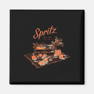 Aimant Spritz Veneto Italia Vin Orange Vintage Queue