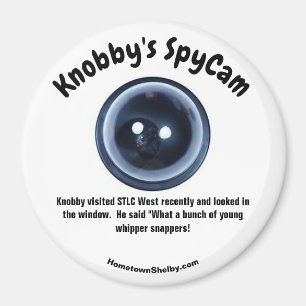 Aimant SpyCam STLC West Fun Refrigerator de Knobby