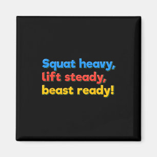 Aimant Squat Lourd Ascenseur Stable Bête Prêt Drôle Gym H