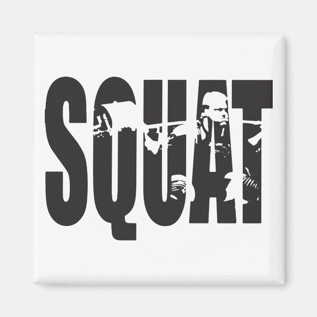 Aimant Squat - Motivation Gym (Devant)