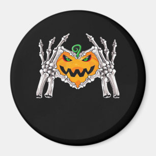 Aimant Squelette Coeur main Signale Costume os