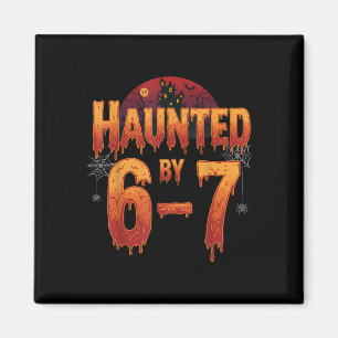 Aimant Squelette d'Halloween ensorcelé Numbe Six Seven Ha