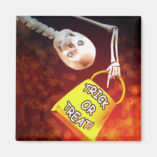 Aimant Squelette d'Halloween Trick or Treat