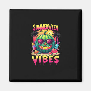 Aimant Squelette Été Été Vibes Watermelon Jack-O