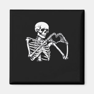 Aimant Squelette Mains de coeur Signer Costume d'Hallowee