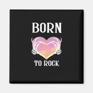 Aimant Squelette Mains Graphisme Coeur Pour Classique