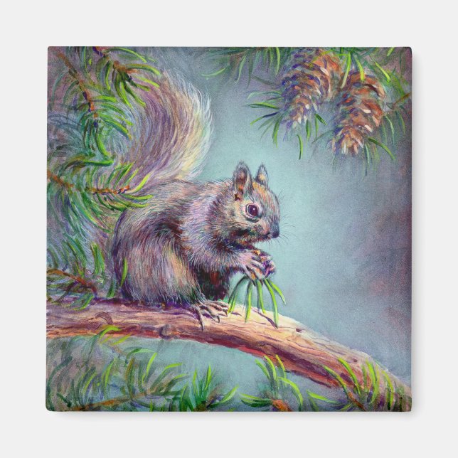 Aimant SQUIRREL OCCUPÉ par SHARON SHARPE (Devant)
