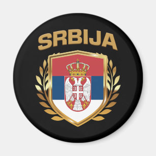 Aimant Srbija Bouclier indicateur Serbie