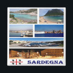 Aimant SRD042 SARDINIA - Mosaic - Italy - Fridge<br><div class="desc">Here you will find the souvenir of your vacation. This category contains fridge magnets of many locations in Italy. Amaze friends and relatives with the unique souvenirs from your great trip! Try us!</div>
