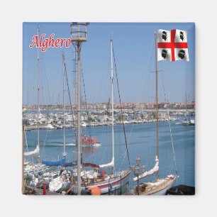 Aimant SRD066 Côte du corail d'ALGHERO, Sardaigne, Réfrig