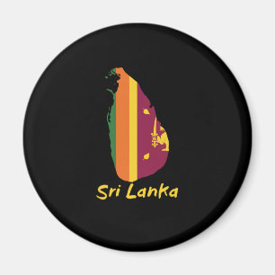 Aimant Sri Lanka Map Proud Sri Lankan Asia Gift