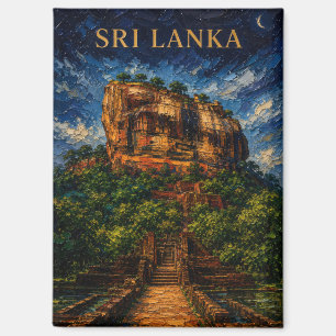 Aimant Sri Lanka : Nuit mystique Sigiriya Art Souvenir