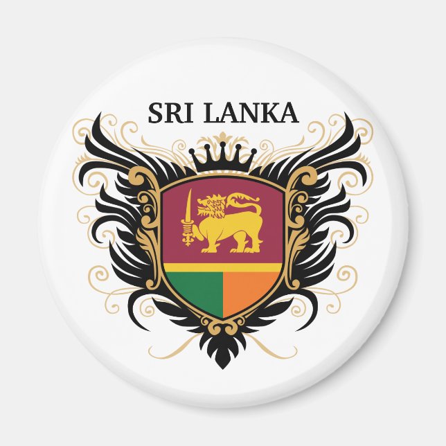 Aimant Sri Lanka [personnalisation] (Devant)