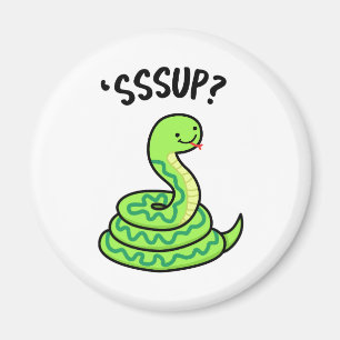 Aimant Sssup Funny Hisser Snake Pun