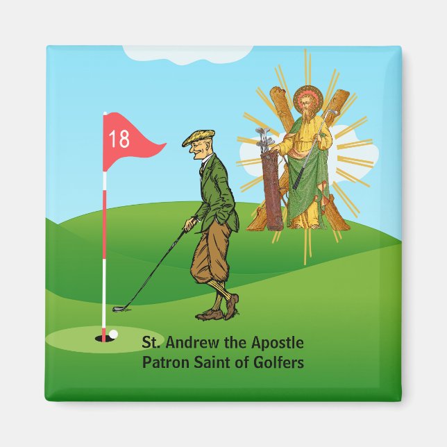 Aimant St. André et golfeur élégant (Devant)