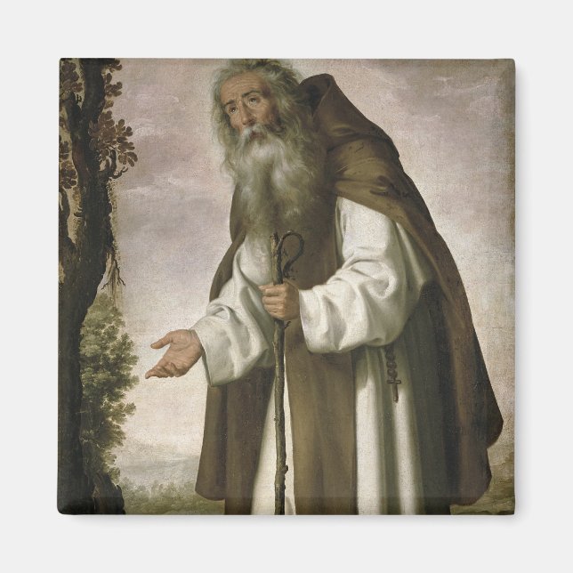 Aimant St. Anthony Dispirited, 1640 (huile sur toile) (Devant)