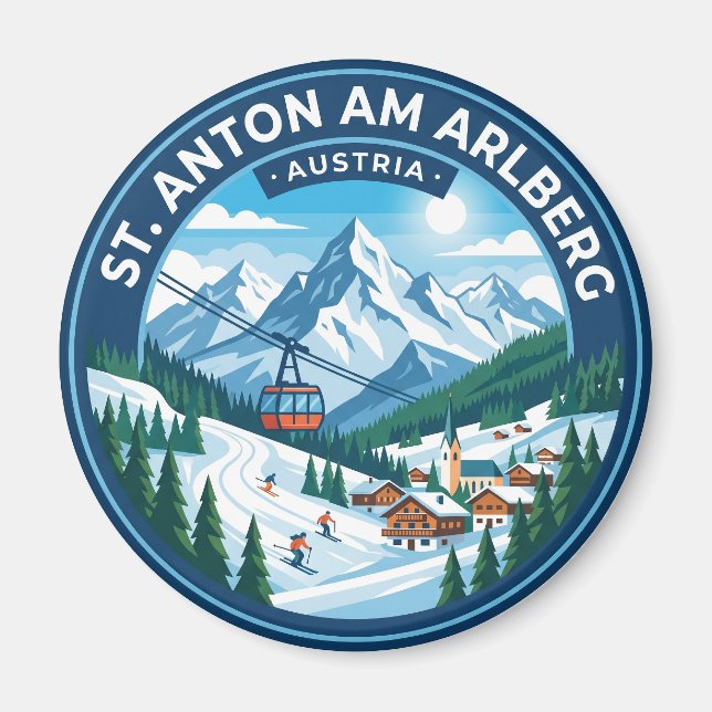 Aimant St. Anton am Arlberg Autriche (Devant)