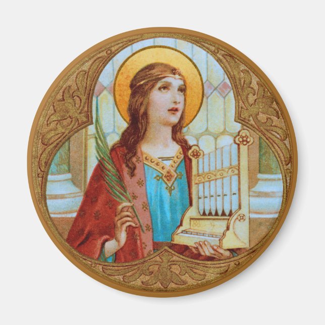 Aimant St. Cecilia de Rome (BK 003) (Devant)