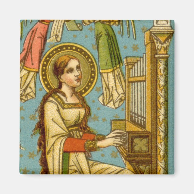 Aimant St Cecilia de Rome (détail; BNG 02) (Devant)