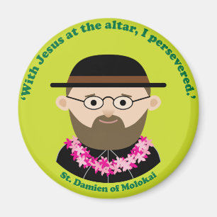 Aimant St Damien de Molokai