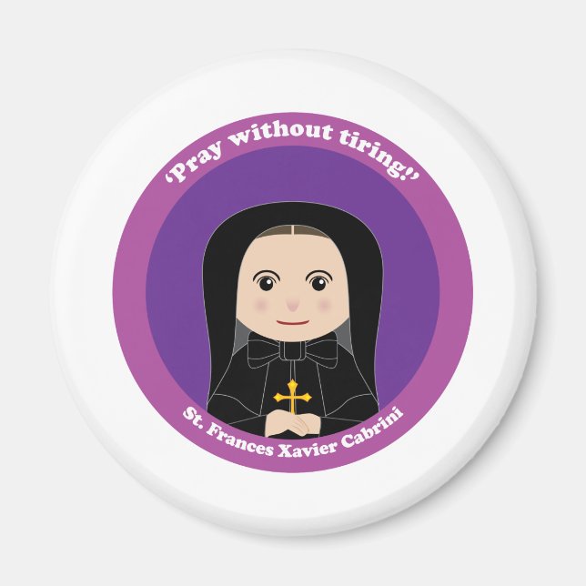 Aimant St Frances Xavier Cabrini (Devant)