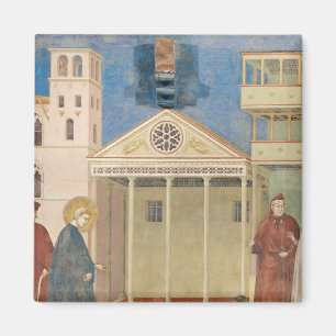 Aimant St Francis a honoré par un homme simple, 1297-99