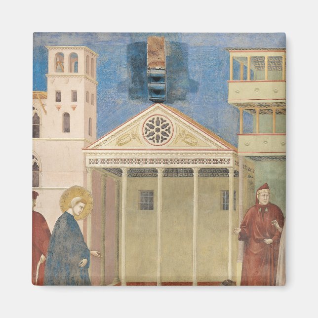 Aimant St. Francis honoré par un homme simple, 1297-99 (Devant)