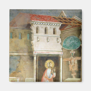 Aimant St Francis priant dans l'église de San