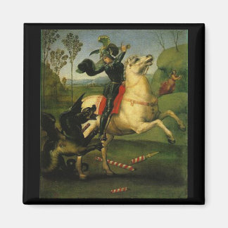 Aimant St. George Combattre le dragon