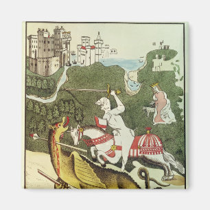 Aimant St George et le dragon