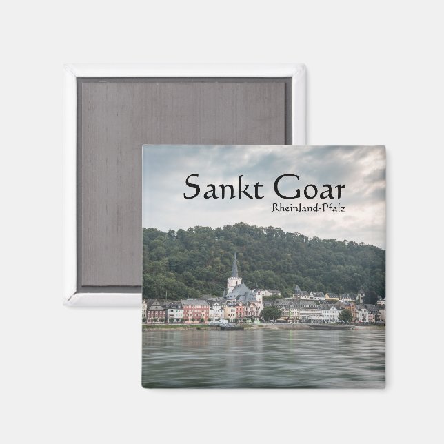 Aimant St. Goar sur le Rhin (Recto/Verso)