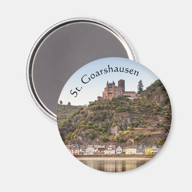 Aimant St. Goarshausen Burg Katz (Recto/Verso)