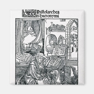 Aimant St Jerome dans son étude