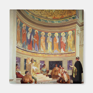 Aimant St John Chrysostom exilé par l'impératrice Eudox