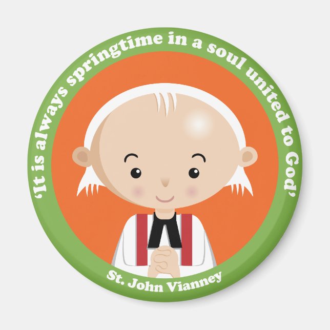 Aimant St. John Vianney (Devant)