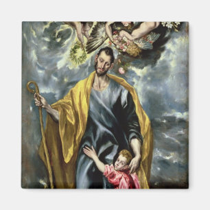 Aimant St Joseph et l'enfant du Christ, 1597-99