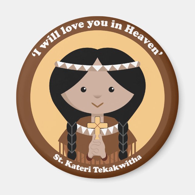 Aimant St. Kateri Tekakwitha (Devant)